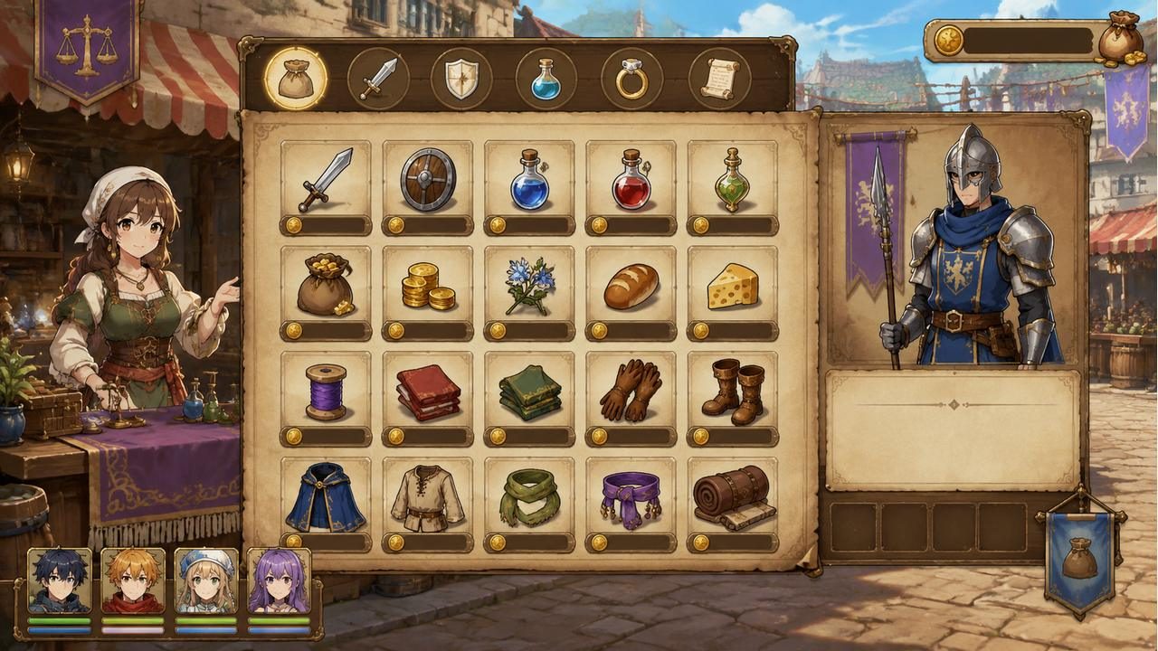 交易街的屑卫兵 日式RPG 画面 3